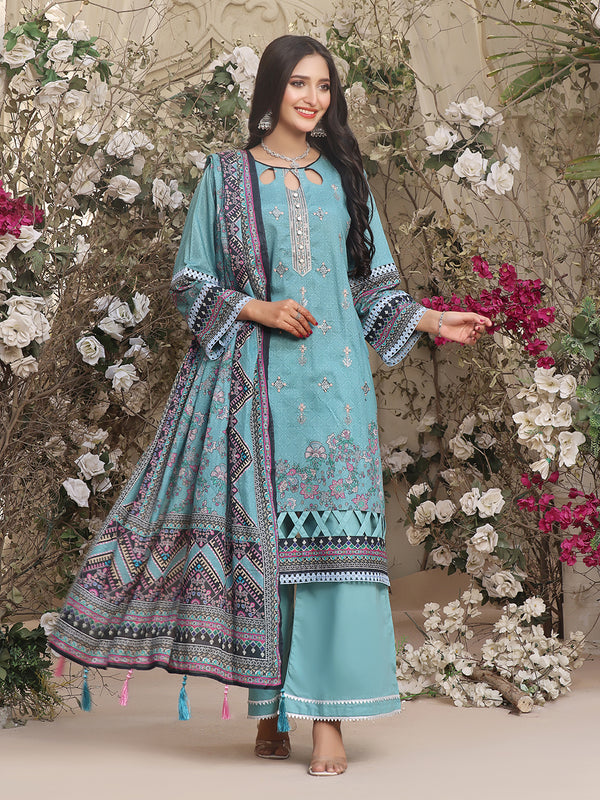 3 PC Lawn Stitched  RTS-V-2-02