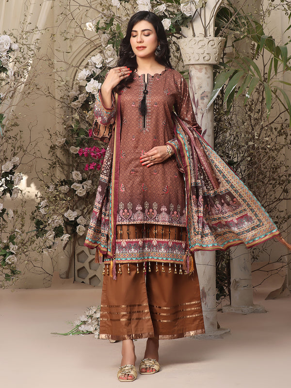 3 PC Lawn Stitched  RTS-V-2-03