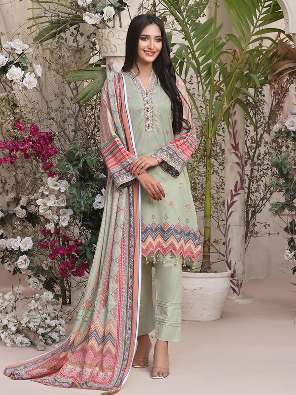 3 PC Lawn Stitched  RTS-V-2-04