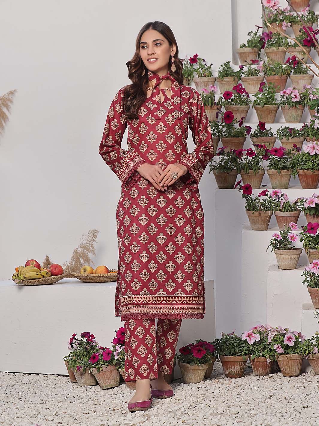 2 PC LAWN Stitched  RLS-2-012