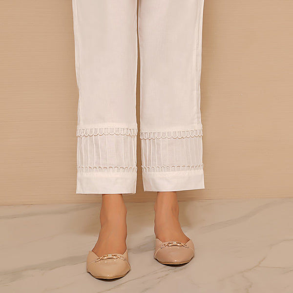 Off White Lace Trouser RT-08